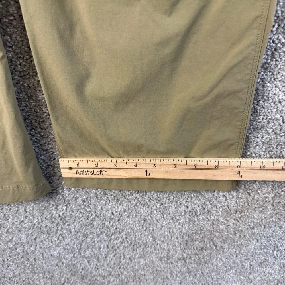 LL Bean Cresta Hiking Pants Mens 36x29 Khaki Tan Nylon Stretch Cargo
